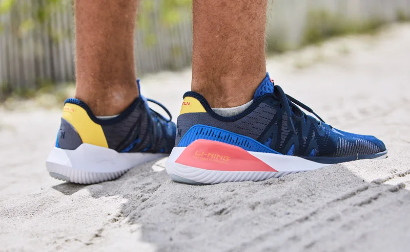Li-Ning/мужские кроссовки с амортизацией для бега; дышащий светильник; спортивная обувь для фитнеса с цветной подкладкой; кроссовки; ARHP029 XYP914