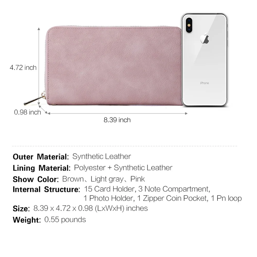 Women Wallets Fashion Leather Wallet Leisure Luxury Brand Clutch Ladies Bag Long Purses Card Holder Organizer Billeteras Mujer