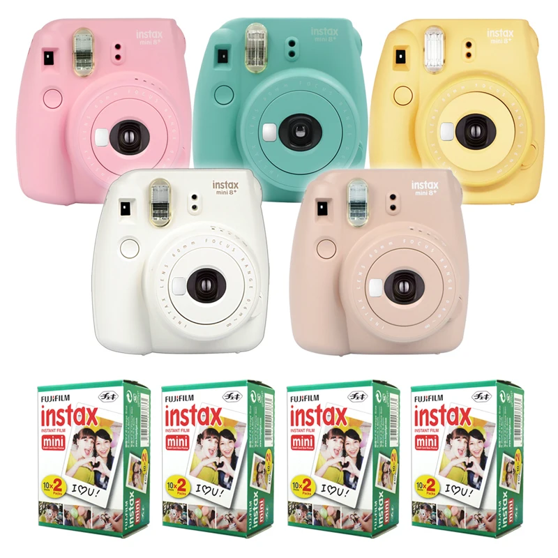 Fujifilm Instax Mini 8 Plus камера 5 видов цветов + Fuji 80 мгновенная пленка белый край фото