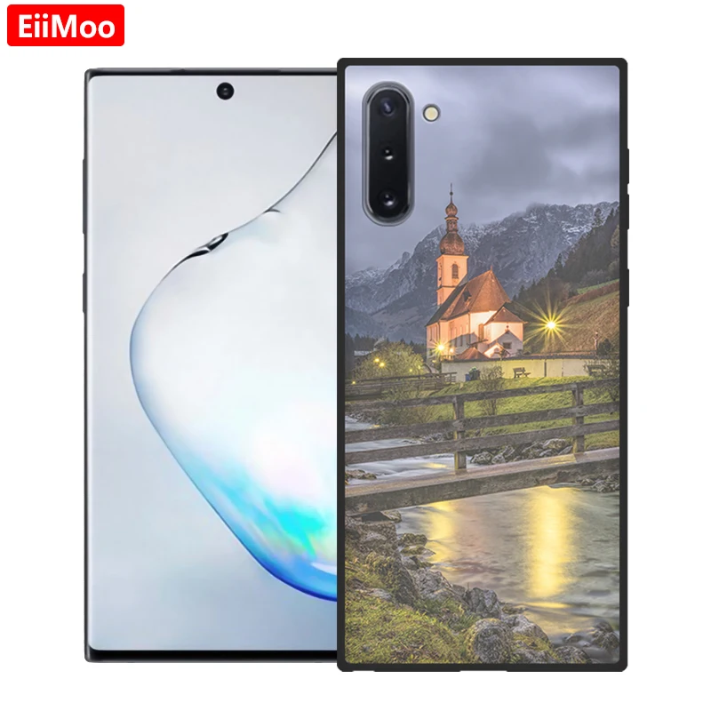 Чехол EiiMoo для телефона Samsung Galaxy Note 10 Силиконовый Модный мягкий чехол накладка с