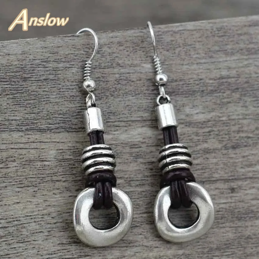 Женские Висячие серьги в винтажном стиле Anslow модные классические висячие