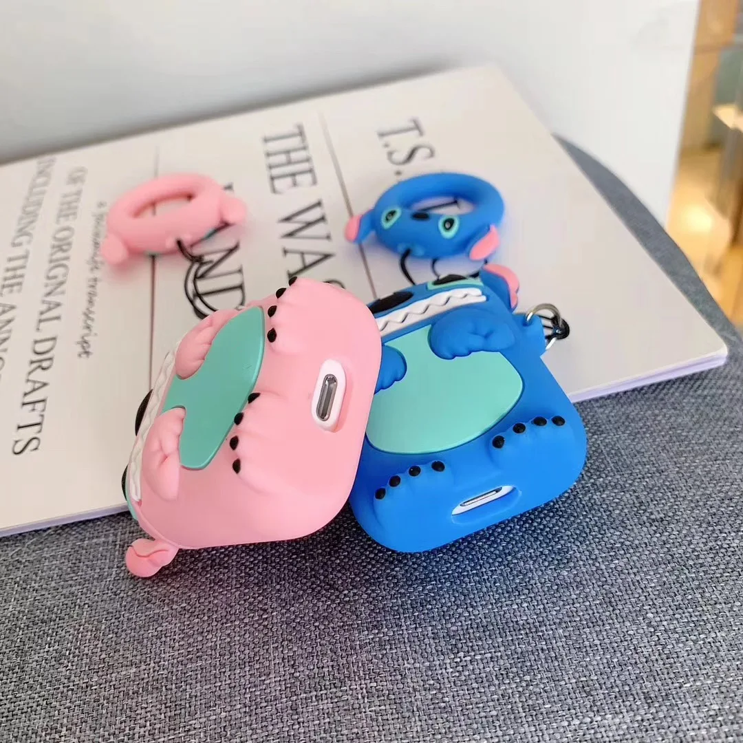 Сшивание AirPods1 мультфильм милый эпоксидный чехол для наушников Airpods 2 силиконовый