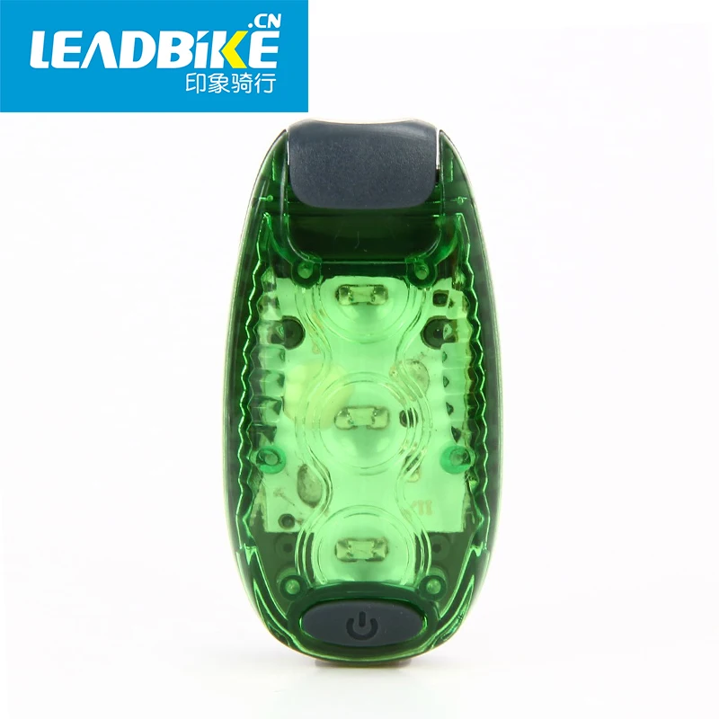 Велосипедный мини фонарь LEADBIKE 3 светодиода задний для велосипеда ABS 2 режима