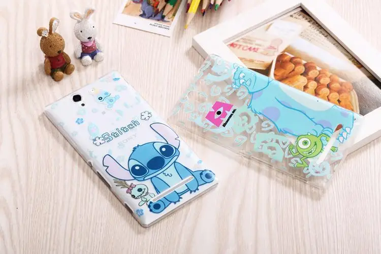 Fundas Carcasas Capinhas For Sony Xperia C3 Back Case Cover+Free U-bracket Hot 0.5mm Ultra Thin Clear Transparent Soft TPU |