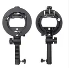 Ручной держатель s-образного кронштейна Bowens S для вспышки Speedlite Snoot Softbox Beauty Dish Honeycomb Triopo photography