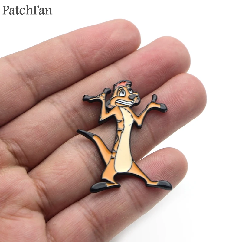 Patchfan Король Лев цинковый сплав галстук булавки значки para рубашка сумка Одежда Кепка рюкзак броши для обуви значки медали украшения A1597