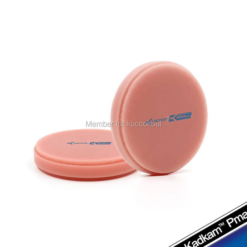 OD98 * 18 мм 10 шт./партия Dental CAD/CAM Crystaland розового цвета из оргстекла ПММА в заготовка