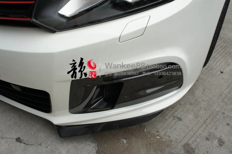 Подходит для Volkswagen Golf 6 R20 R OS углеродное волокно впускная воздушная линия решетка гоночные Решетки Решетка