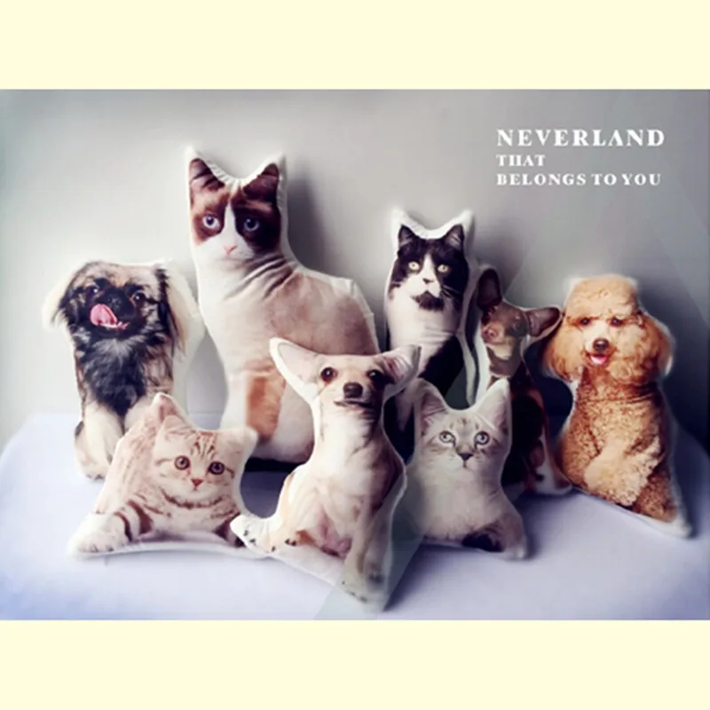 Большой индивидуальный 3D Печатный автомобильный Стайлинг искусственная собака