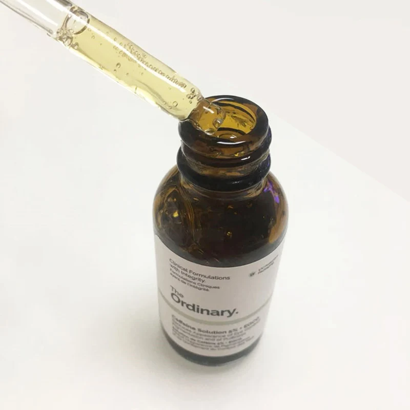 Обычный 5% Caffenie+ EGCG Сыворотка для глаз устраняет лучший крем для глаз от морщин темные круги Отечность