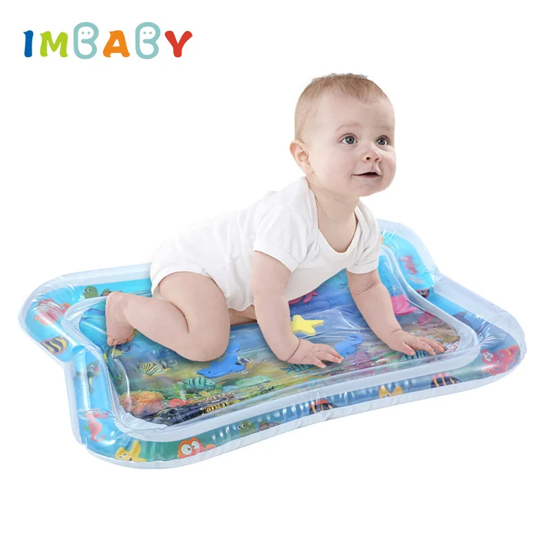 IMBABY водный коврик для ребенка ковер новое летнее водяное сиденье для новорожденного ребенка время животика надувная подушка воды океана Pat Pad