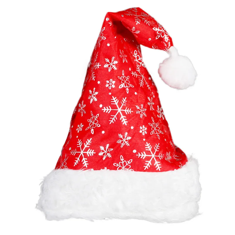 1 шт./Бесплатная доставка снежная пряжа Рождественская шапка Санта Клаус