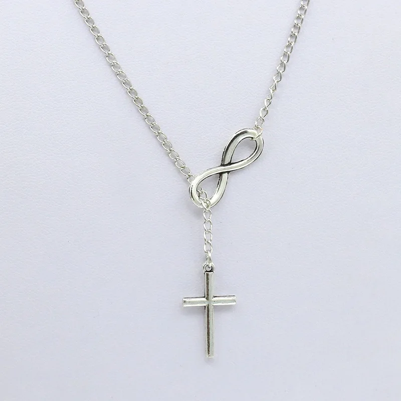 Новинка 2018 цепочка для свитера с восьмисимволическим крестом ювелирные изделия