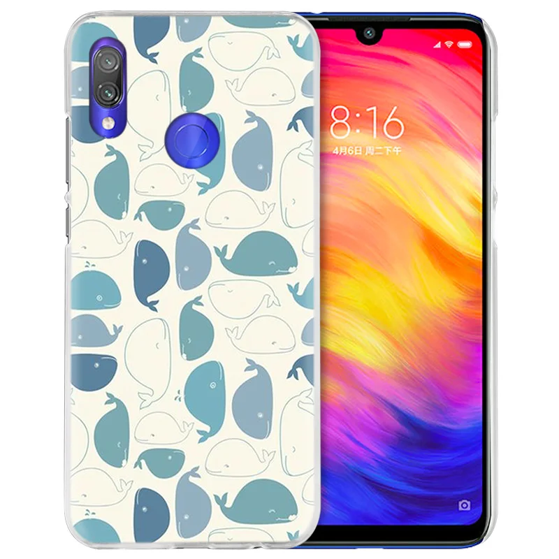 Чехол с забавным Китом для Xiao mi Red mi Go Note 7 6 6A Pro S2 5 5A 4X mi A1 A2 9 mi x 3 5G 8 lite Play F1 твердый PC Kawai чехол для телефона