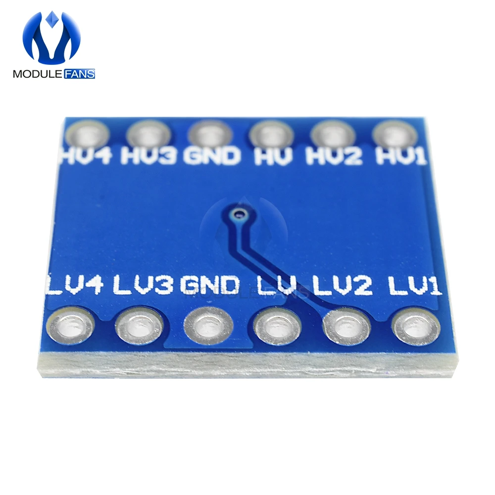 10 шт. двунаправленная плата преобразователя логического уровня IIC I2C модуль 5 в 3 В