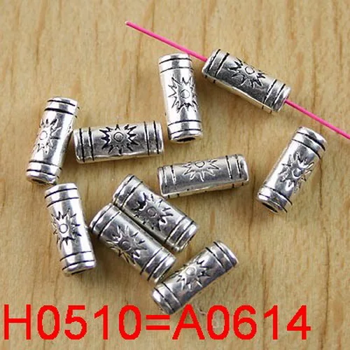 

50 шт., длинные бусины-разделители диаметром 9 мм H0510