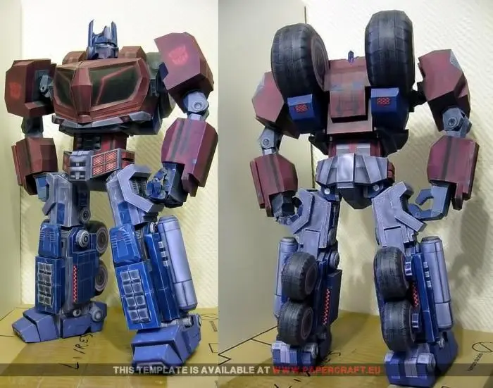Робот(война Cybertron 3D бумажная модель Diy