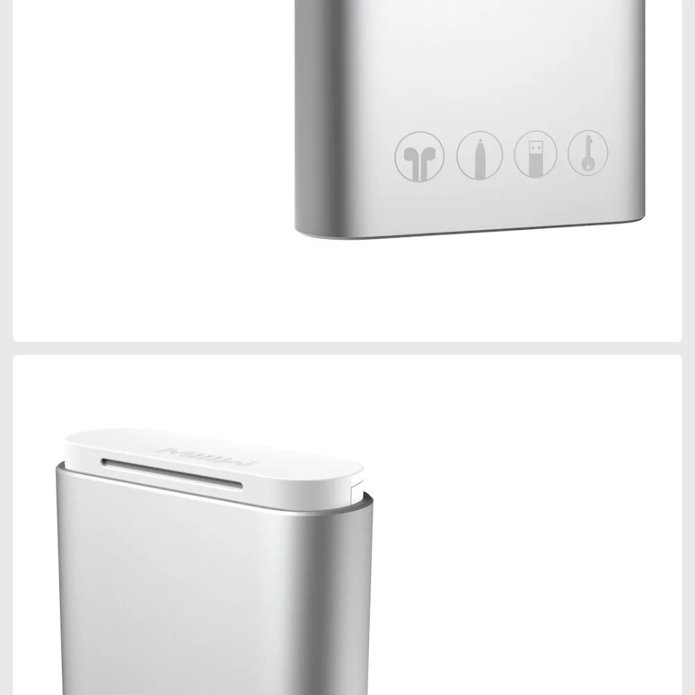 Xiaomi Многофункциональный Miiiw чехол-карандаш из алюминиевого сплава ABS+ PC пресс-всплывающее переключатель для Apple Pencil2 кабель для передачи данных для наушников ежедневное использование