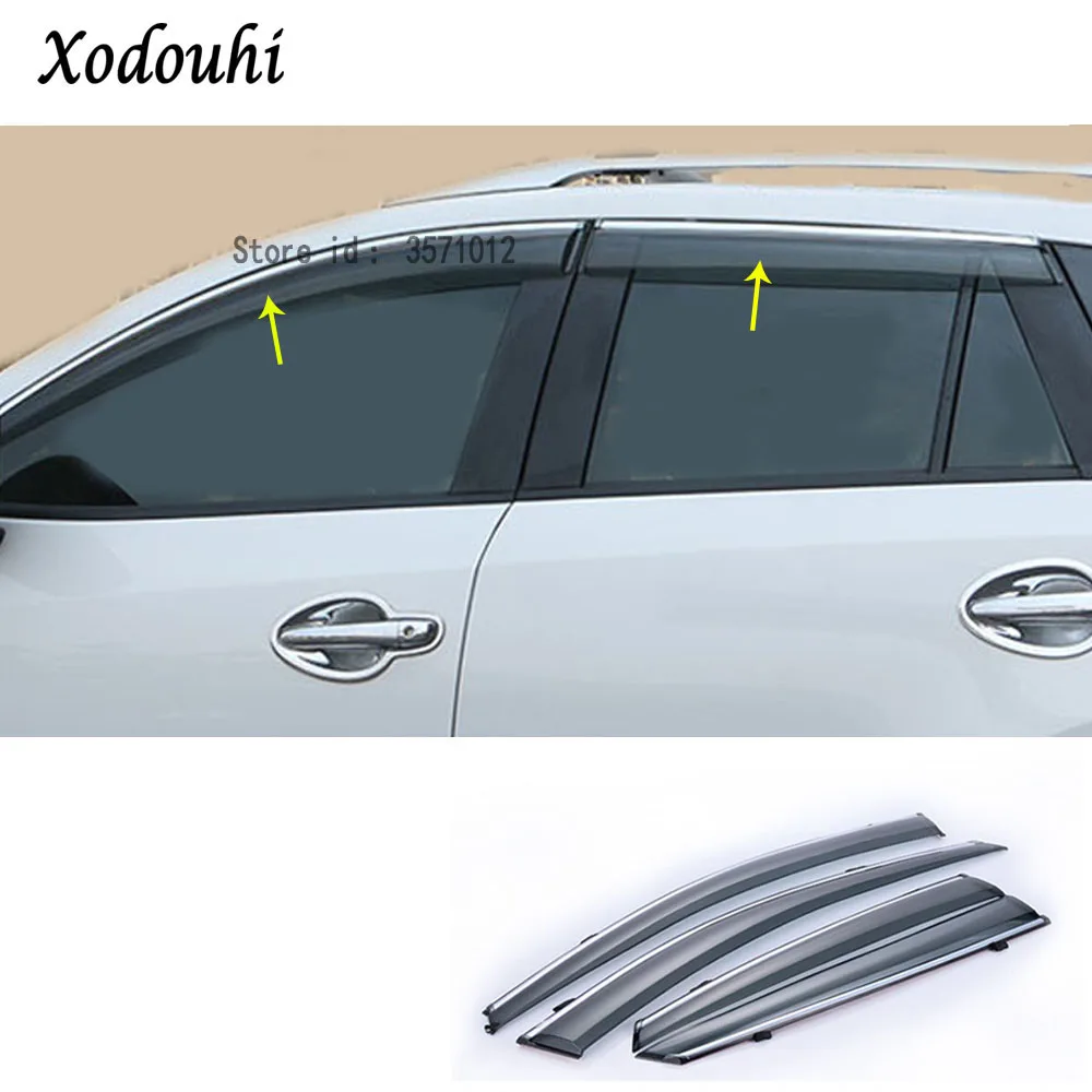 4 шт. пластиковые накладки на окна автомобиля для Mazda CX 5 CX5 2013 2014 2015 2016|wind visor|rain window