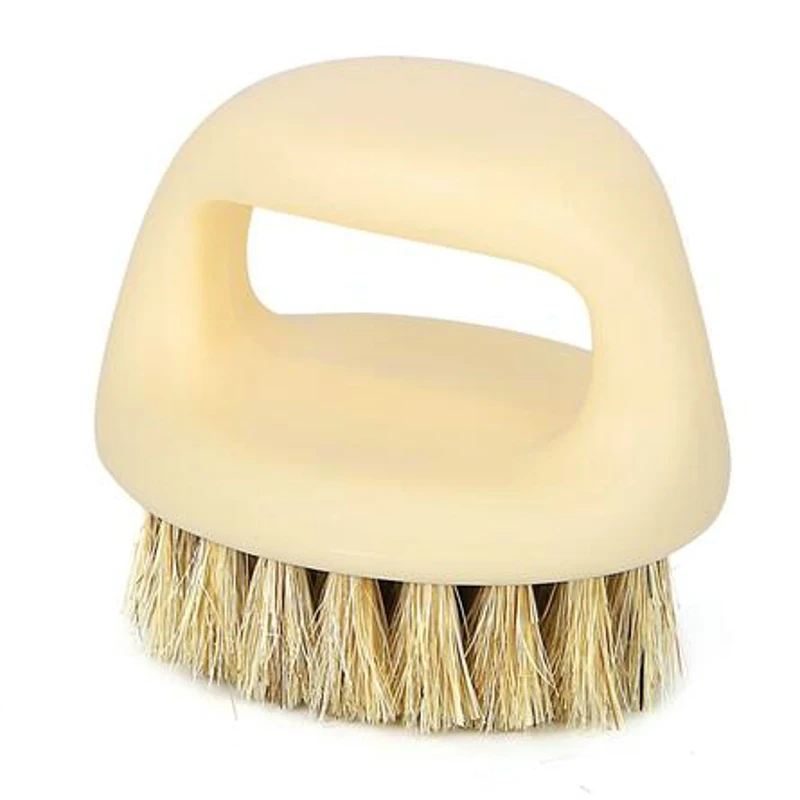 White pig hair Автохимия Автомобильная щетка жесткая и мягкая щетина инструмент для чистки интерьера/кожаное сиденье/крыша/панель/приборная панель автоуход - Цвет: White pig hair