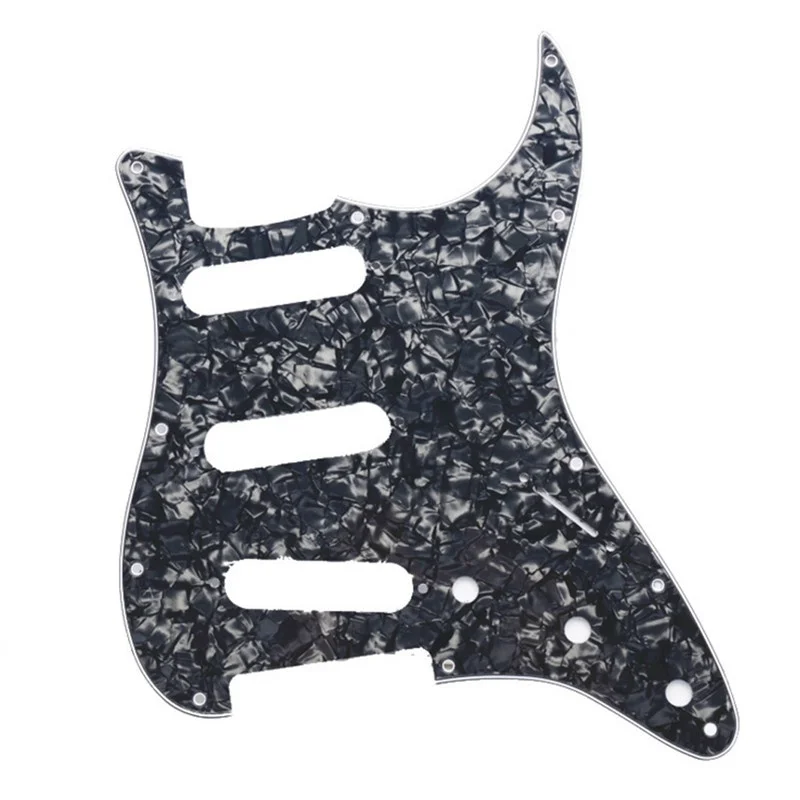 11 отверстий Strat ST Single Coil звукосниматели для гитары Накладка защиты от царапин с