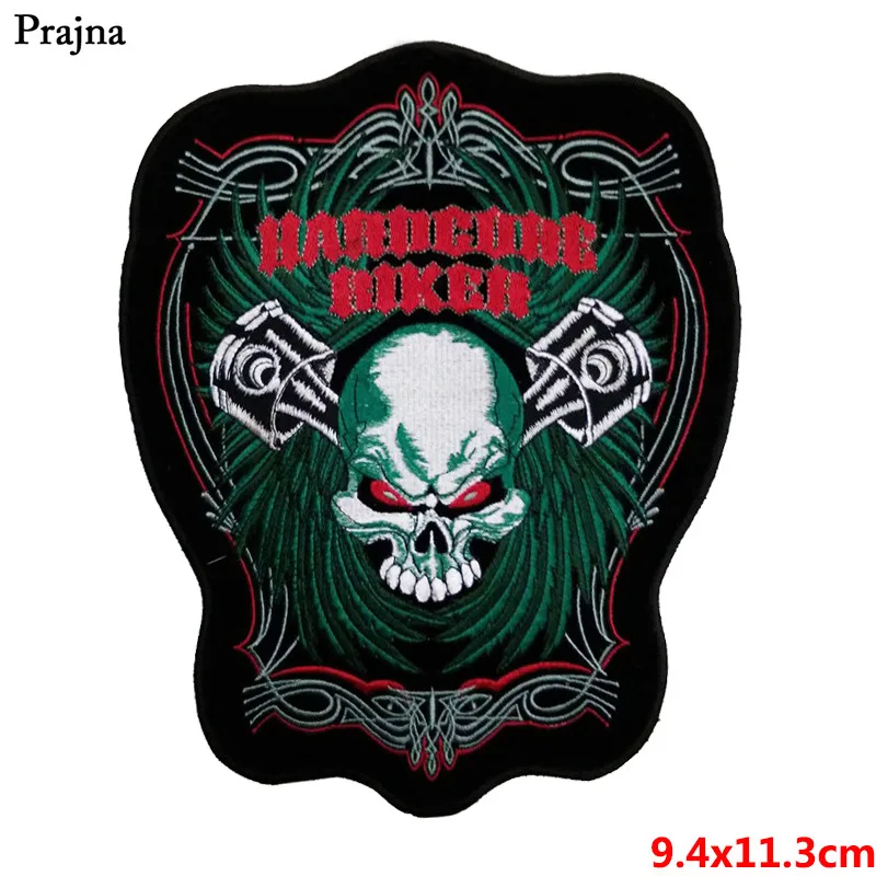 Prajna Punk Iron On Patches POW MIN Luck * 7 куртка с черепом Сделай Сам патчи США Орел индийский