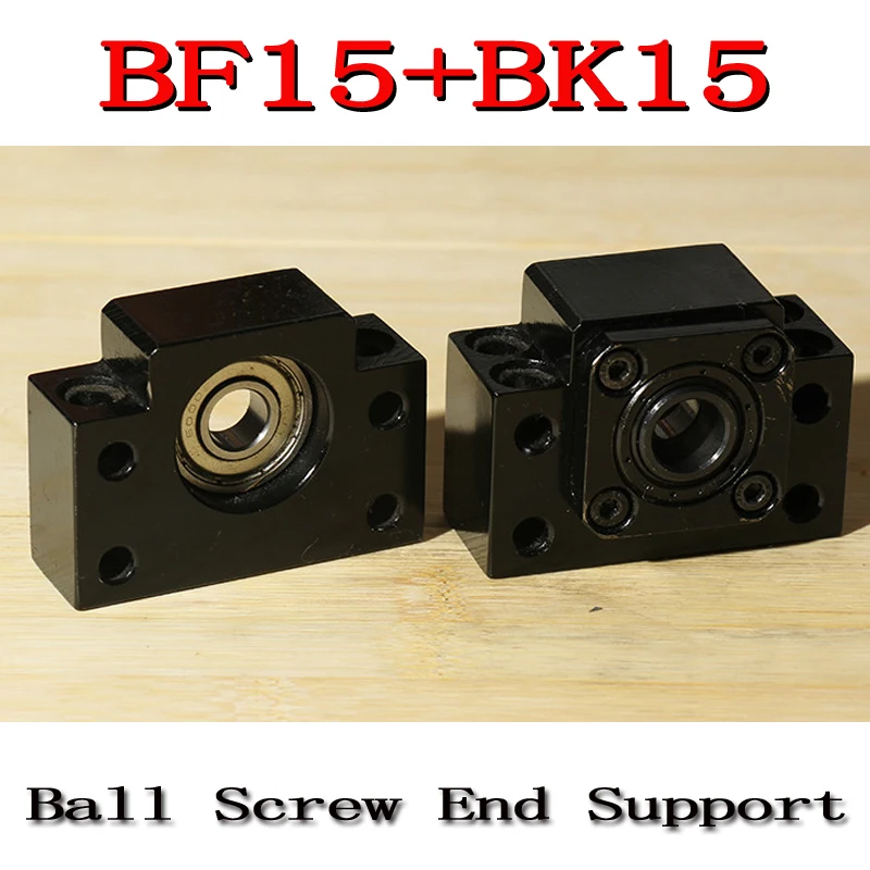 Новинка SFU2005 шариковый винт 1 шт. BK15 и BF15 для винта 20 мм 2005 SFU2004 SFU2010 Конец опоры |