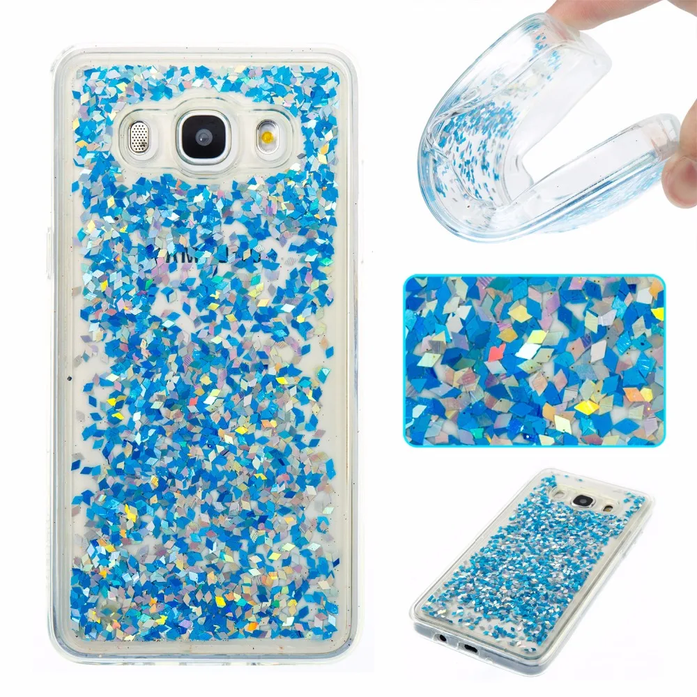 Чехол для телефона Samsung J7 J5 J3 2016 2015 SM J710 J510 J310 J500 J300 Блестящий Мягкий чехол из ТПУ с
