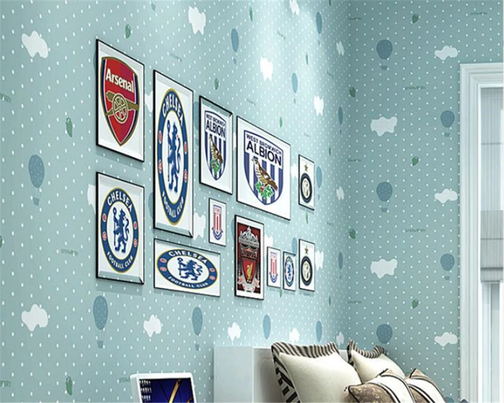 

beibehang 3d wallpaper Home interior wallpaper roll environmentally friendly non-woven hot air balloon children's room wallpaper