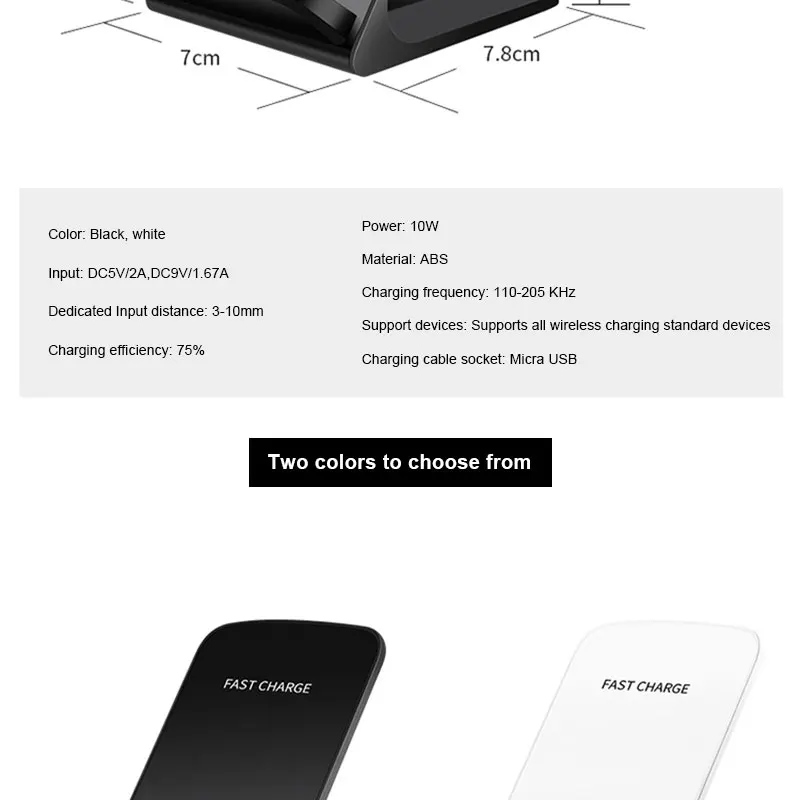 Беспроводное зарядное устройство AOXIN Qi для Apple iPhone XR X Xs Max 8 Plus samsung Galaxy S10 S9 Plus быстрая Беспроводная зарядка держатель телефона 10 Вт
