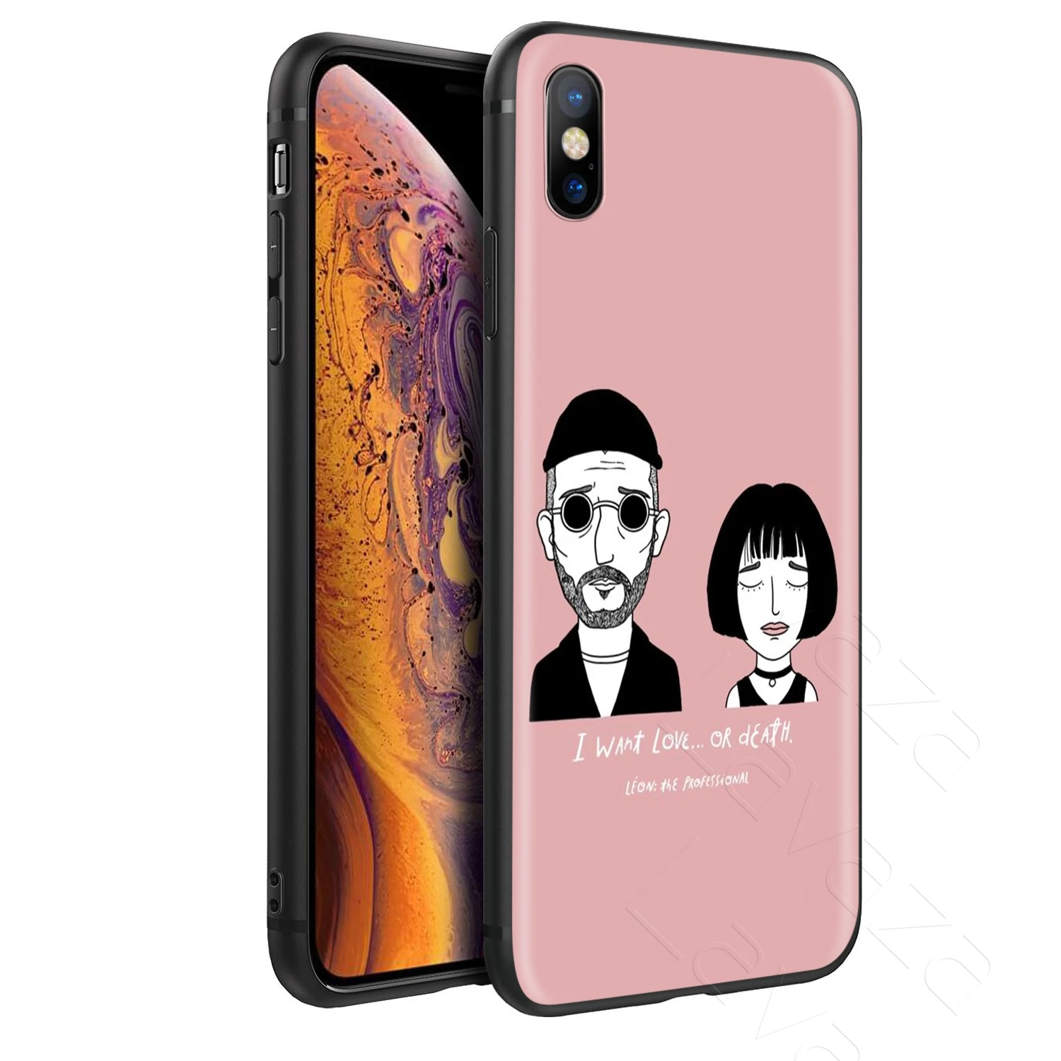 Чехол Lavaza Leon Matilda Natalie Portman для iPhone 11 Pro XS Max XR X 8 7 6 6S Plus 5 5s se |
