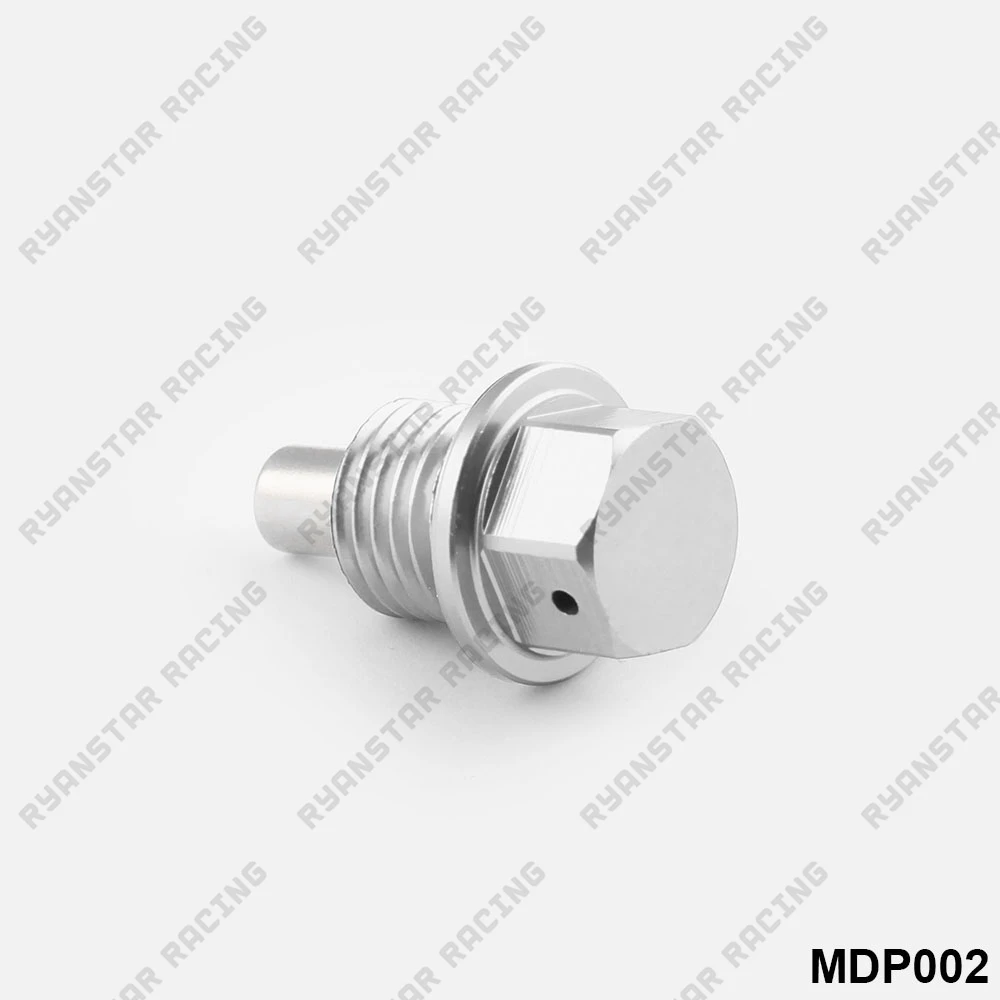 M14X1.5 Sliver Магнитная дренажная масляная пробка M14* 1,5 подходит для Mitsubishi Acura для Ford Красный Золотой Серебряный Фиолетовый Синий Черный титан - Название цвета: M14X1.5 Sliver
