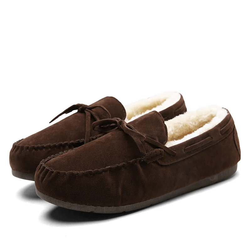 9903brown POLALI/Новинка; мужские тапочки; хлопковые теплые зимние домашние тапочки; обувь с хлопчатобумажными стельками; ; зимние ботинки - Цвет: 9903brown