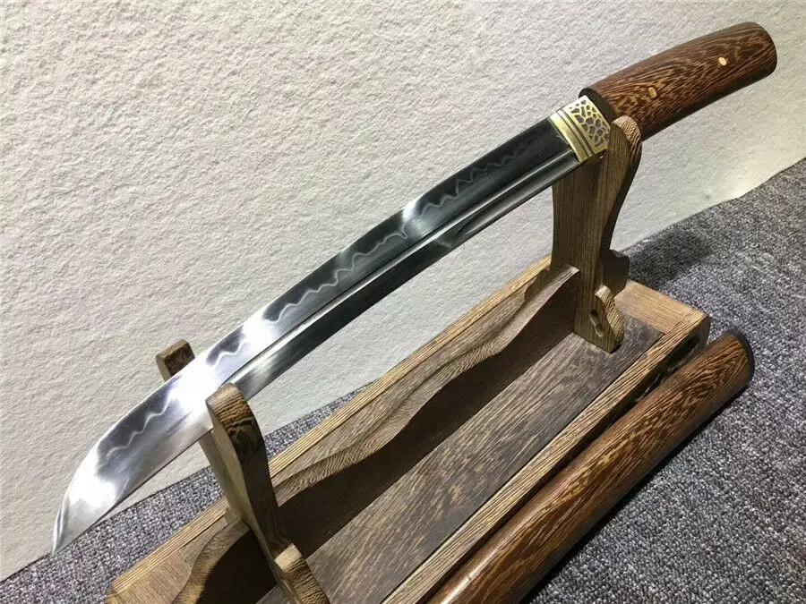 Уникальный японский короткий меч Wakizashi глина из закаленной стали T10|Мечи| |