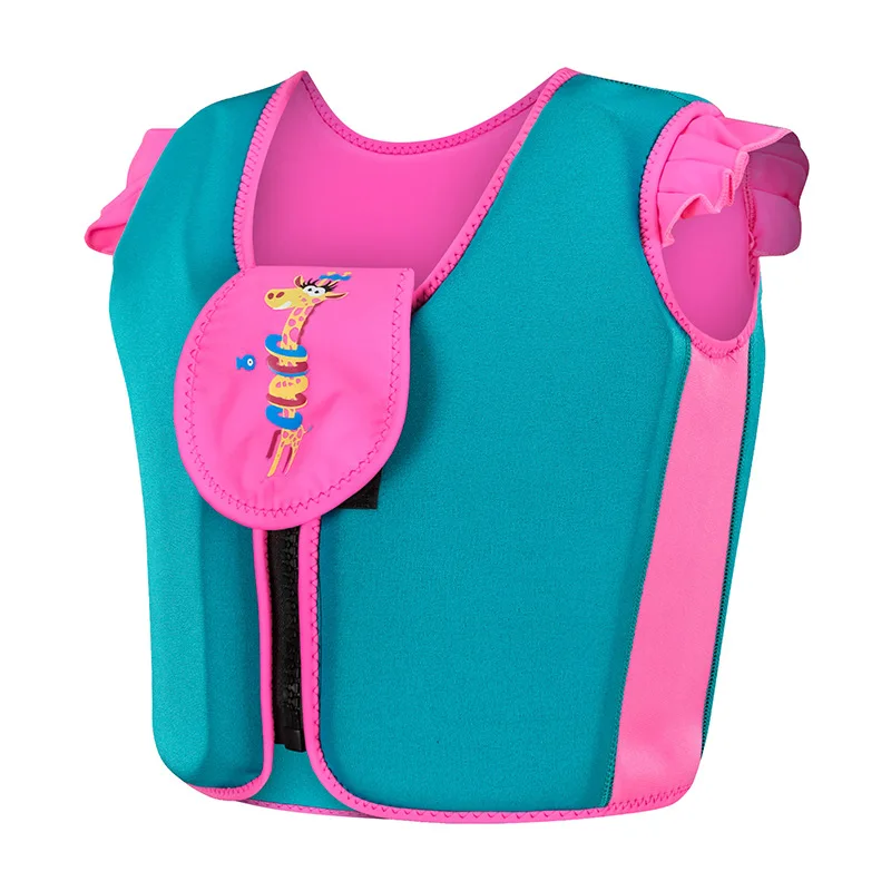 

Child Life Vest Neoprene or Nylon, Kids Swim Jacket 1-12 Years Old, Zip-up Cute Design for Boys Girls Children Youth Toddler