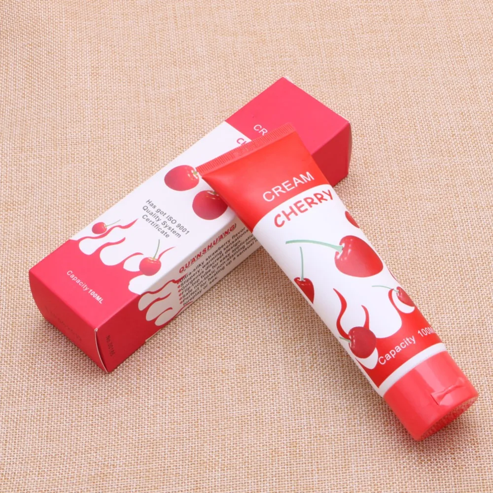 100 мл Вишневый персональный гель смазка съедобное масло для улучшения орального