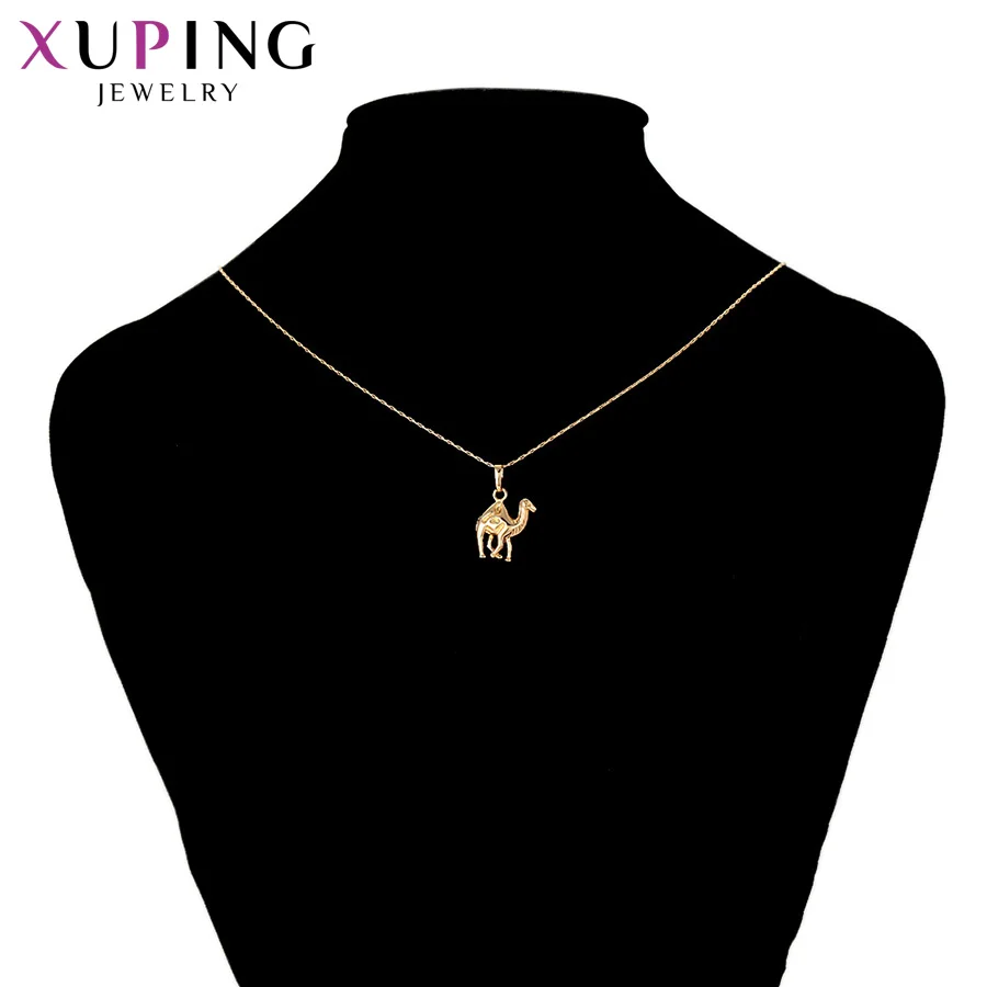 Xuping Jewelry Latest Model Popular Simplicity &quotDinosaur&quot Shape Gold-colour Pendant for Women Day Gifts 33549 | Украшения и