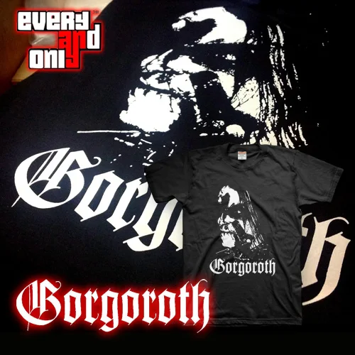 Gorgoroth в стиле Блэк Металл логотип черепа хлопковая Футболка шапка футболка T 5