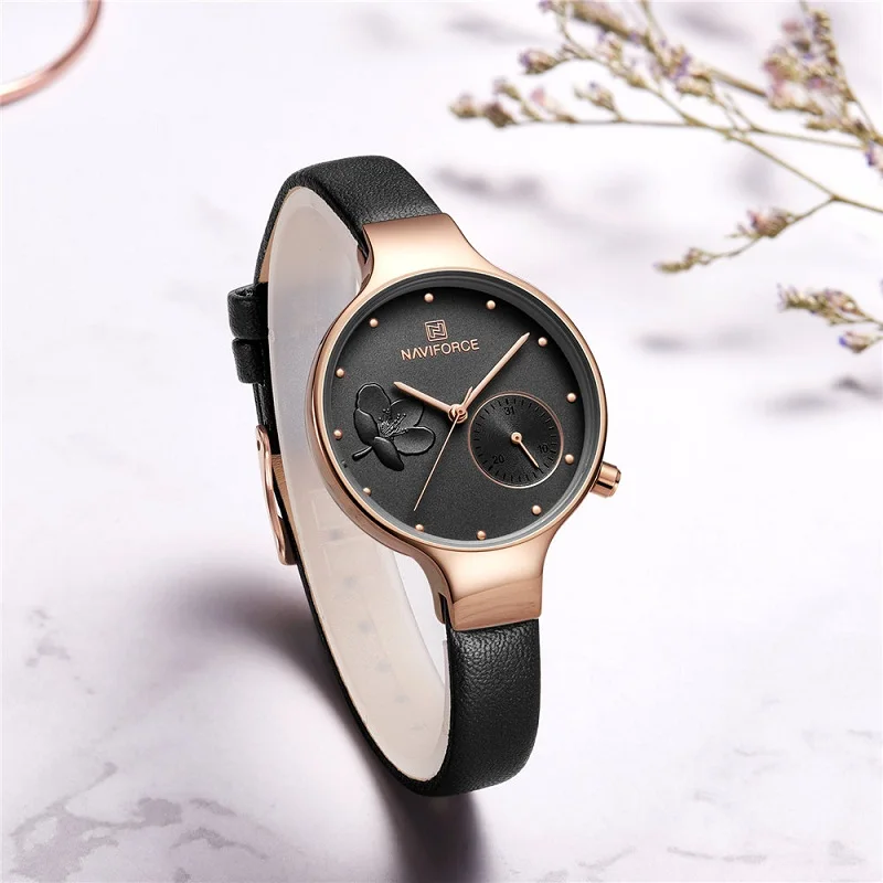 Relogio Feminino Топ люксовый бренд женские часы платье кожа водонепроницаемые