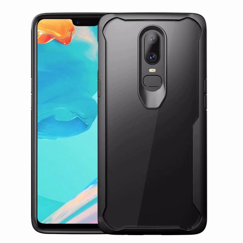 Тонкий противоударный Прозрачный чехол для телефона ADKO OnePlus 6 5 мягкий
