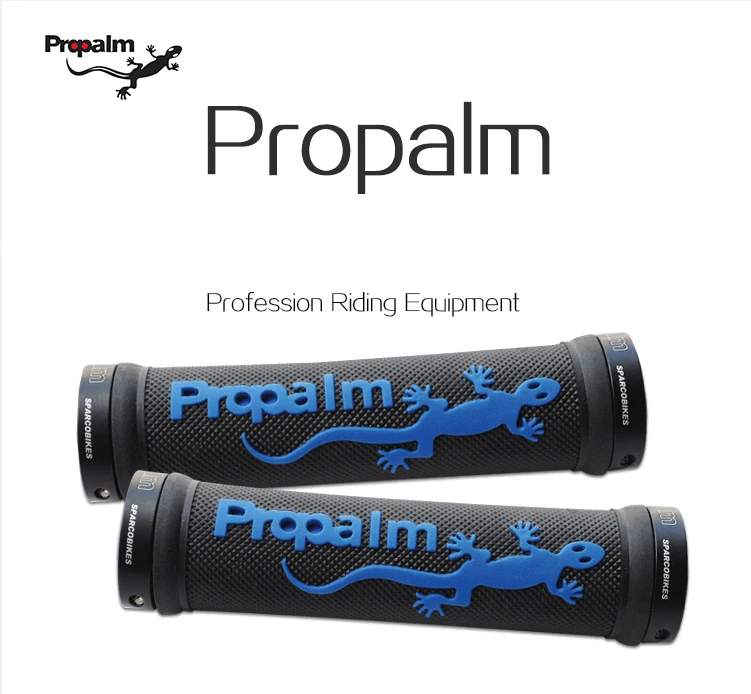 Propalm Gecko противоударные резиновые велосипедные ручки для шоссейного велосипеда MTB алюминиевый торцевой стержень с двойным фиксированным концом велосипедного руля