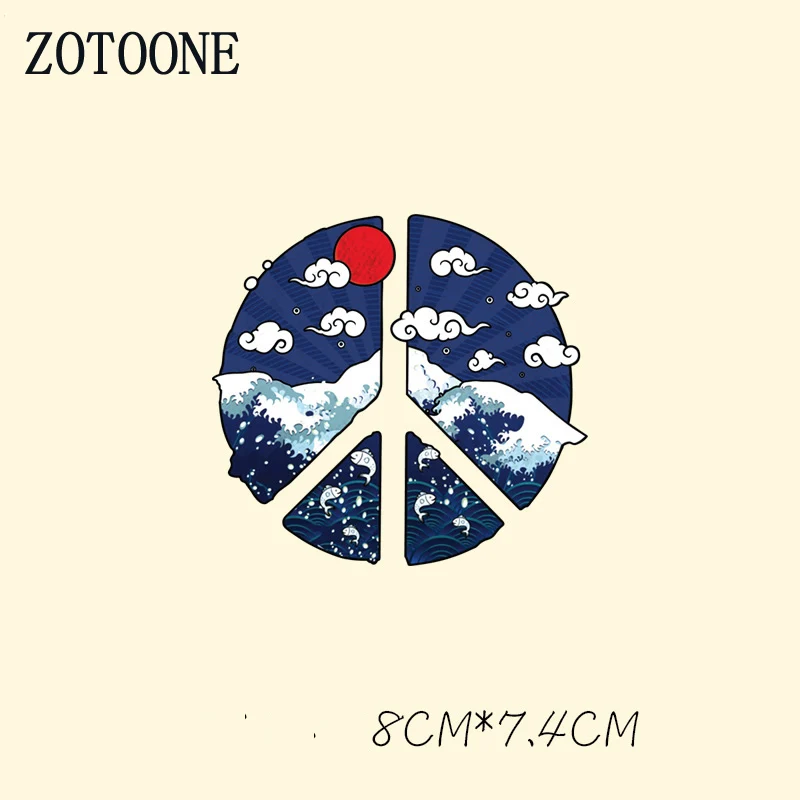 Вышитые нашивки ZOTOONE сделай сам для одежды термоклейкие футболок аппликация