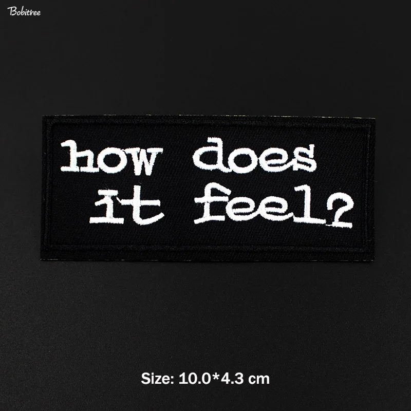 Черно-белые надписи в стиле панк девиз куртки джинсы нашивки с вышивкой утюгом