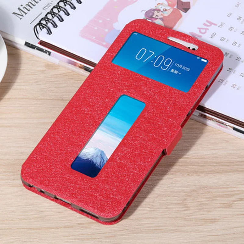 5," открытые оконные Чехлы для vivo V7 чехол Роскошный PU кожаный флип-чехол для vivo V7 V 7 чехол оболочка vivo V7 Бампер корпус