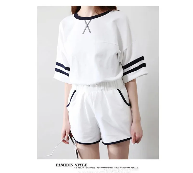 Женские пижамные комплекты Foply новые летние шорты с короткими рукавами милая