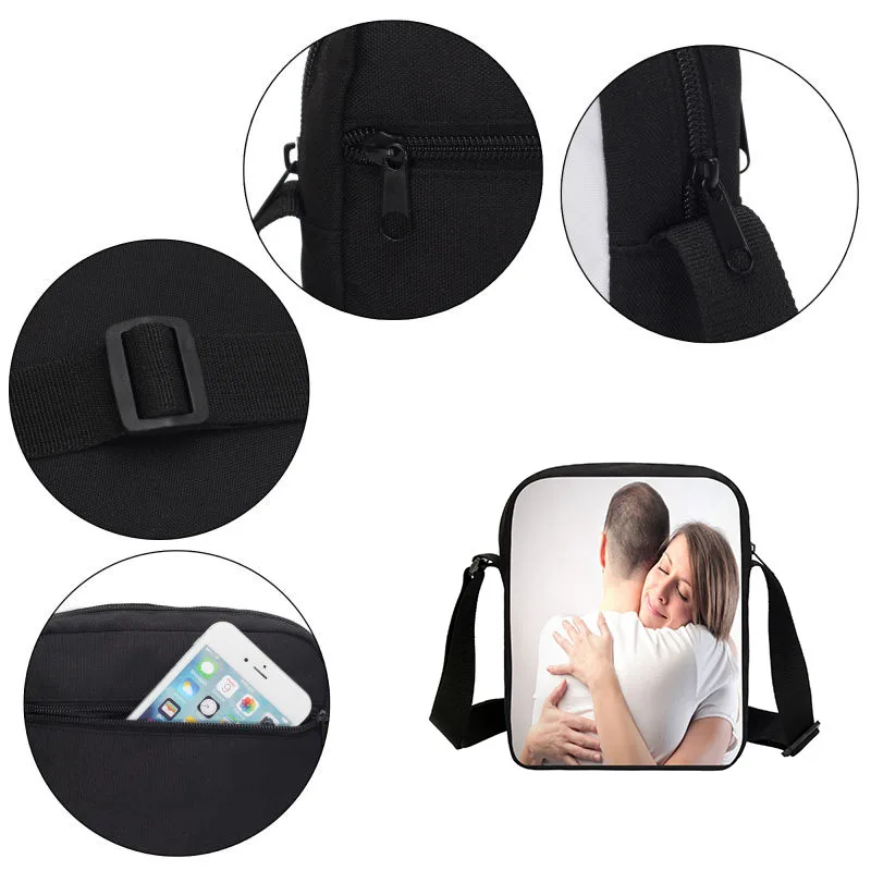 Hynes Eagle Custom Your Image Name Logo Messenger Bag Casual Crossbody Bags Portable Shoulder 3D Printing Handbags Present | Багаж и сумки