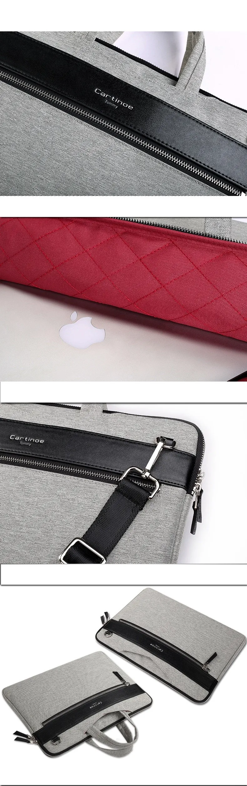 Бренд Cartinoe сумка для Macbook Air, Pro, 1", 12", 13 дюймов, сумка чехол для ноутбука 11,", 13,3" Прямая поставка