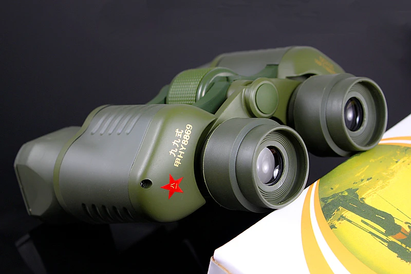Профессиональный Военный бинокль 7X35, мощный армейский зеленый телескоп, HD оптический стеклянный бинокль для походов, кемпинга, дневного видения