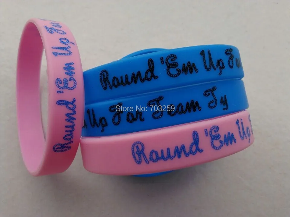 500 шт. в партии Заказные силиконовые браслеты с надписью именуемые резиновые