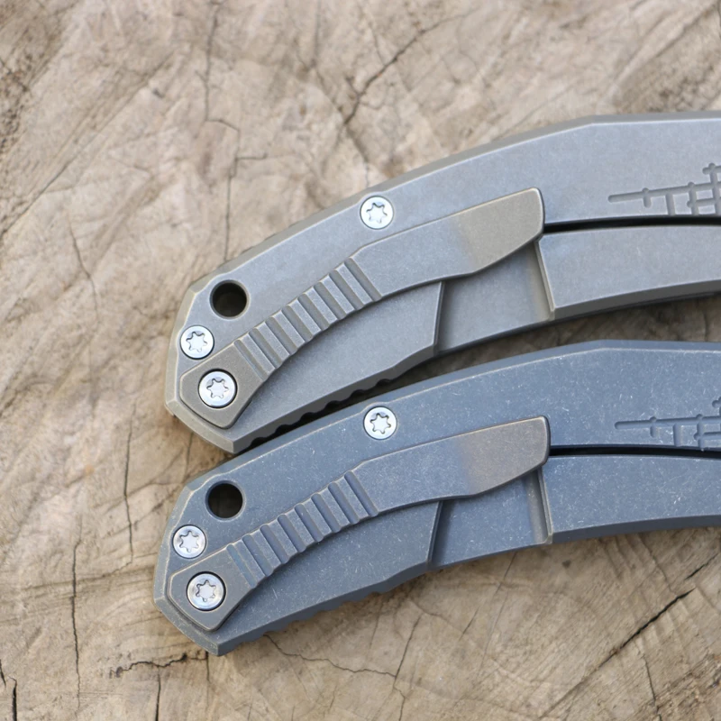 Складной нож Green thorn m390 steel TC4 титановая ручка карманный кухонный для кемпинга и